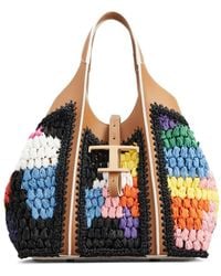 Tod's - T Timeless Crochet Tote Bag - Lyst