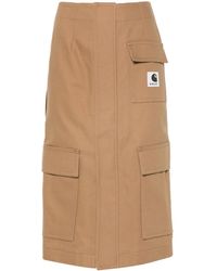 Sacai - X Carhartt Wip Duck Skirt - Lyst