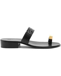 Giuseppe Zanotti - Bardack スネークパターン サンダル - Lyst