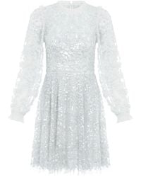 Needle & Thread - Seren Sequin-Embellished Floral Dress - Lyst