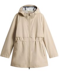 Woolrich - Drawstring Hooded Parka Coat - Lyst