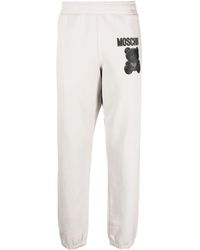 Moschino - Teddy Bear-print Organic-cotton Track Pants - Lyst