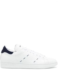 Kiton - Low-top Leather Sneakers - Lyst