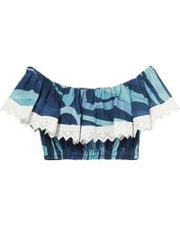 PUCCI - Top Blue - Lyst