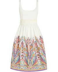 Etro - Midi-jurk Met Print - Lyst