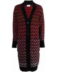 Ferragamo - Cárdigan de punto de intarsia - Lyst