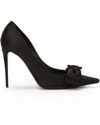Dolce & Gabbana - Salones De Saten Con Lazo - Lyst