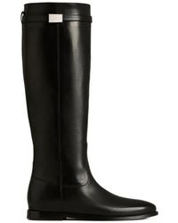 Kiton - Logo-Plaque Leather Boots - Lyst