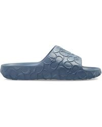 COACH - Bay Embossed Slides - Lyst