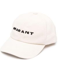 Isabel Marant - Embroidered-logo Cotton Cap - Lyst