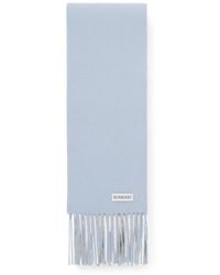 Burberry - Narrow Check-Label Cashmere Scarf - Lyst