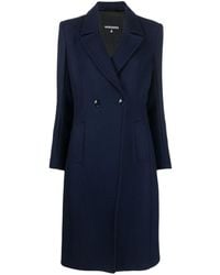 Patrizia Pepe - Double-breasted Wool-blend Coat - Lyst