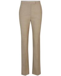 BOSS - Mid-Rise Slim-Fit Trousers - Lyst