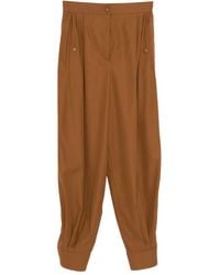 Max Mara - Katoenen Plooibroek - Lyst