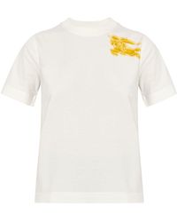 Burberry - EKD T-Shirt mit Logo-Print - Lyst