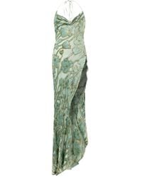 Roberto Cavalli - Floral-Pattern Asymmetrical Dress - Lyst