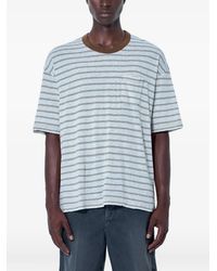 Visvim - Striped Chest-Pocket T-Shirt - Lyst