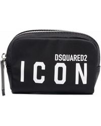 DSquared² Icon Make-up Bag - Black