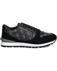 Guess - Monogram-Print Sneakers - Lyst