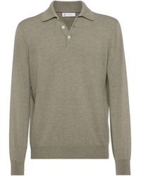 Brunello Cucinelli - Jersey con cuello de polo - Lyst
