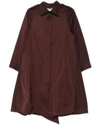 Psophia - Pussy-Bow Storm-Flap Coat (Set Of Two) - Lyst