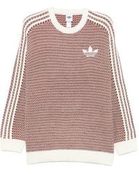 adidas - Trefoil Logo-Embroidered Sweater - Lyst