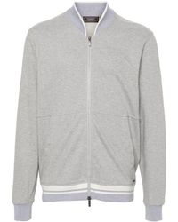 Peserico - Cotton Zipped Sweatshirt - Lyst