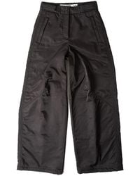 OPEN YY - Pantalones anchos con cordón en el dobladillo - Lyst