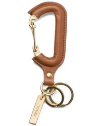 Prada - レザー キーチェーン - Lyst