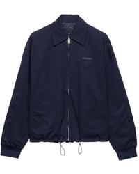 Prada - Reversible Jersey Blouson Jacket - Lyst
