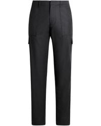 Etro - Wool Cargo-Pocket Trousers - Lyst