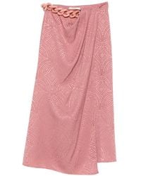 JOSEPH - Midi-Rok Met Jacquard En Ketting - Lyst