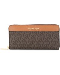 MICHAEL Michael Kors - Monogram Print Wallet - Lyst