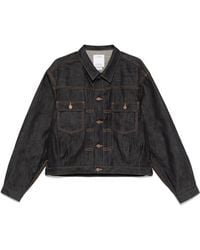 Visvim - Giacca Denim 101 Unwashed - Lyst