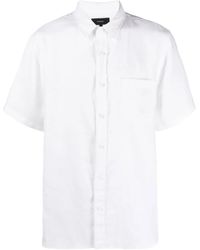 Vince - Chemise En Lin À Manches Courtes - Lyst