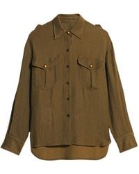 Fortela - Luke Pockets Shoulder Shirt - Lyst