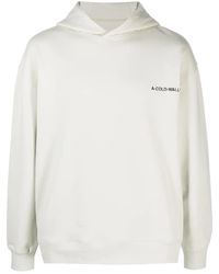 A_COLD_WALL* - Essentials Logo-Print Cotton Hoodie - Lyst