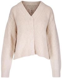 Nili Lotan - Lorana Cable-Knit Cardigan - Lyst