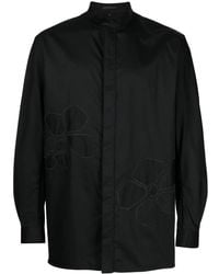 Shiatzy Chen - Floral-Embroidered Cotton Shirt - Lyst