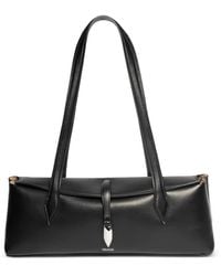 Vera Wang - Leather Shoulder Bag - Lyst
