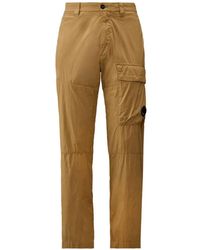 C.P. Company - 50 Fili Stretch Lens Cargo Trousers - Lyst