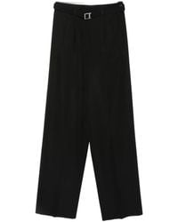The Seafarer - Belted Wide-Leg Trousers - Lyst