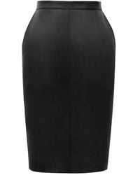 Saint Laurent - High-Waist Skirt - Lyst
