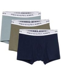 Polo Ralph Lauren - Logo-Waistband Boxers (Set Of Three) - Lyst