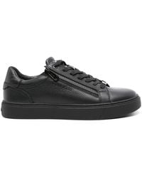 Calvin Klein - Logo-Debossed Leather Sneakers - Lyst