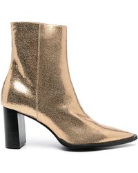 Dorothee Schumacher - 70mm Metallic-effect Leather Boots - Lyst