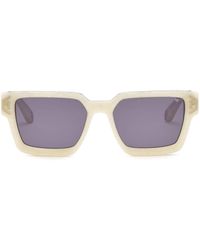 Philipp Plein - Marbled Rectangle-frame Sunglasses - Lyst