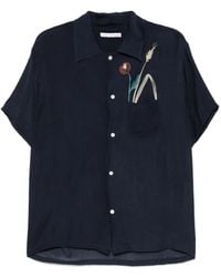 Sky High Farm - Overhemd Met Borduurwerk - Lyst