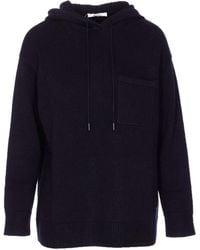 Max Mara - Hooded Patch-Pocket Sweater - Lyst