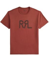 RRL - Logo-Print T-Shirt - Lyst